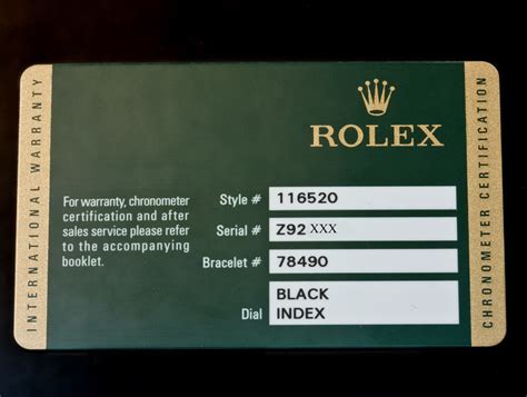 rolex certificates|rolex watch id.